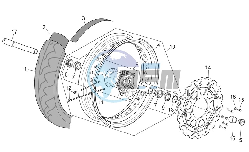 Front wheel