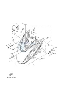 MWS150-A (BB81) drawing HEADLIGHT