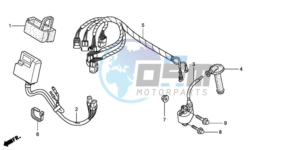 WIRE HARNESS (CRF450R8)