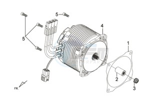 E-VIRID 25KMH drawing MOTOR