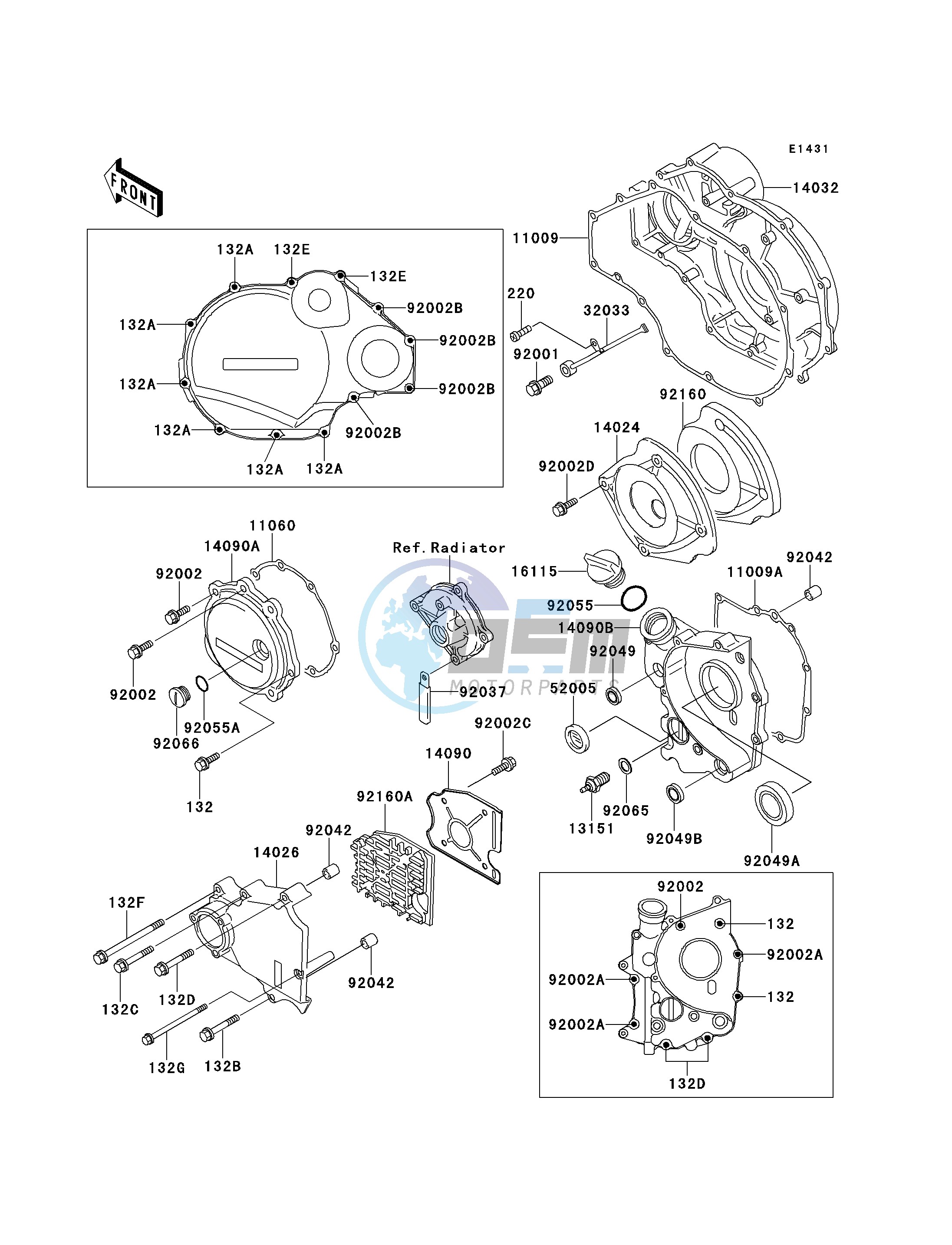 ENGINE COVER-- S- -