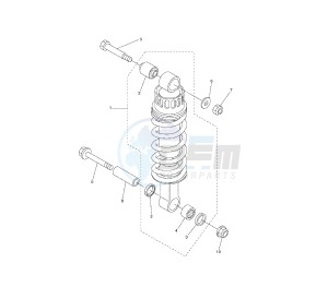 FZ6 FAZER S2 600 drawing REAR SHOCK ABSORBER