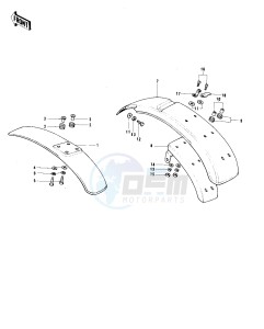 MC1 (A-B) 90 drawing FENDERS -- 73-75 MC1_MC1-A_MC1-B- -