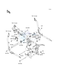 VN 2000 H [VULCAN 2000 CLASSIC] (8F-9F) H8F drawing ENGINE MOUNT