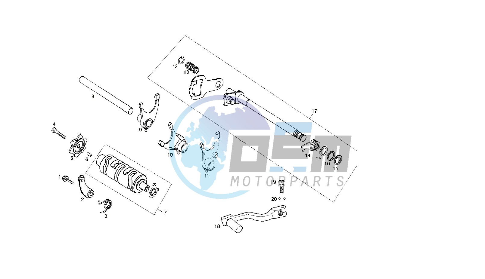 GEAR CHANGE MECHANISM