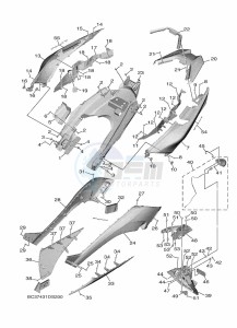 XP530D-A TMAX DX ABS (BC3D) drawing SIDE COVER