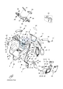 YP250R X-MAX 250 (2DL4 2DL4 2DL4) drawing LEG SHIELD