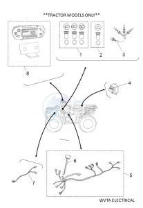 YFM700FWB KODIAK 700 (B6KA) drawing WVTA ELECTRICAL