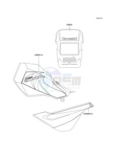 KL 250 G [SUPER SHERPA] (G4-G8 G8 CAN ONLY) [SUPER SHERPA] drawing DECALS-- KL250-G7- -