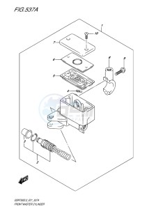 GSR750Z EU drawing FRONT MASTER CYLINDER