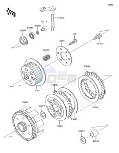 KX65 KX65AGF EU drawing Clutch