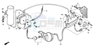 GL1500A GOLDWING ASPENCADE drawing CRUISE VALVE