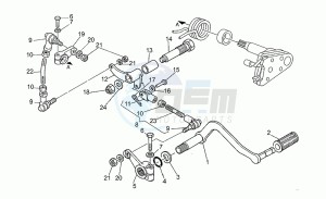 Nevada 350 drawing Gear lever