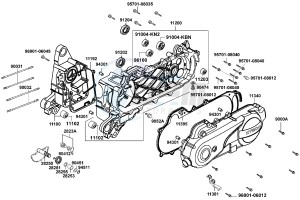 LIKE 50 Netherlands drawing Crank Case