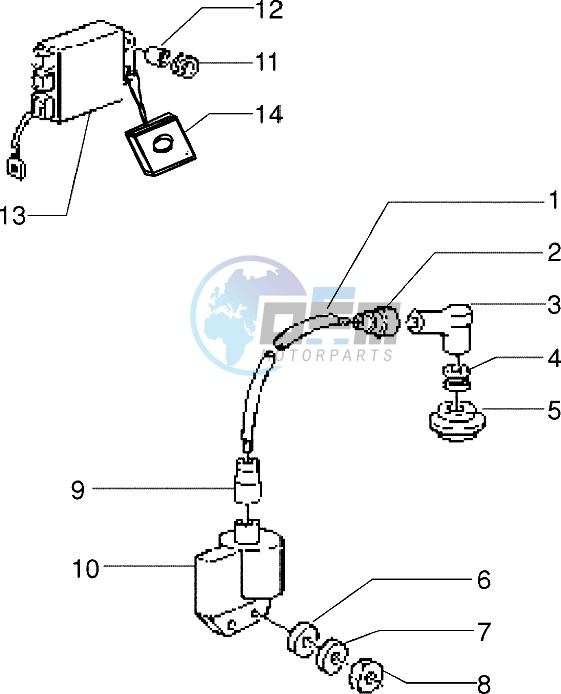 Electrical devices for vehicles with antistart