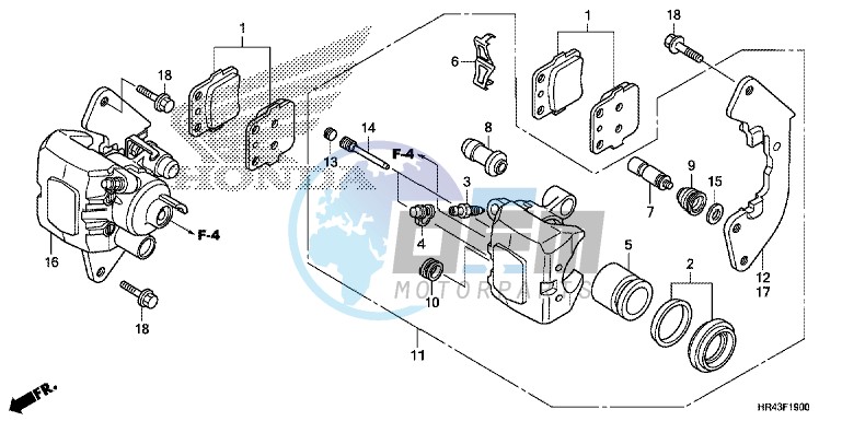 FRONT BRAKE CALIPER