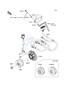 KX250 KX250R6F EU drawing Generator