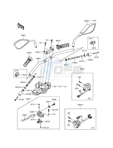 Z250SL BR250EFS XX (EU ME A(FRICA) drawing Handlebar