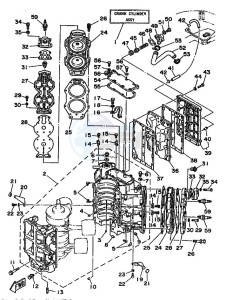 115C drawing CYLINDER--CRANKCASE