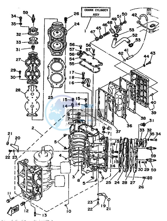 CYLINDER--CRANKCASE