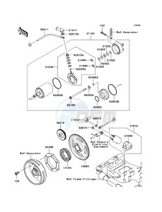 KVF750 4x4 KVF750-A1 EU GB drawing Starter Motor