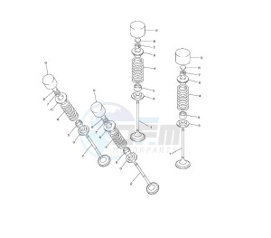 V-MAX 1700 drawing VALVE