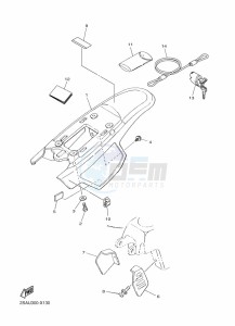 PW50 (2SAU) drawing SIDE COVER