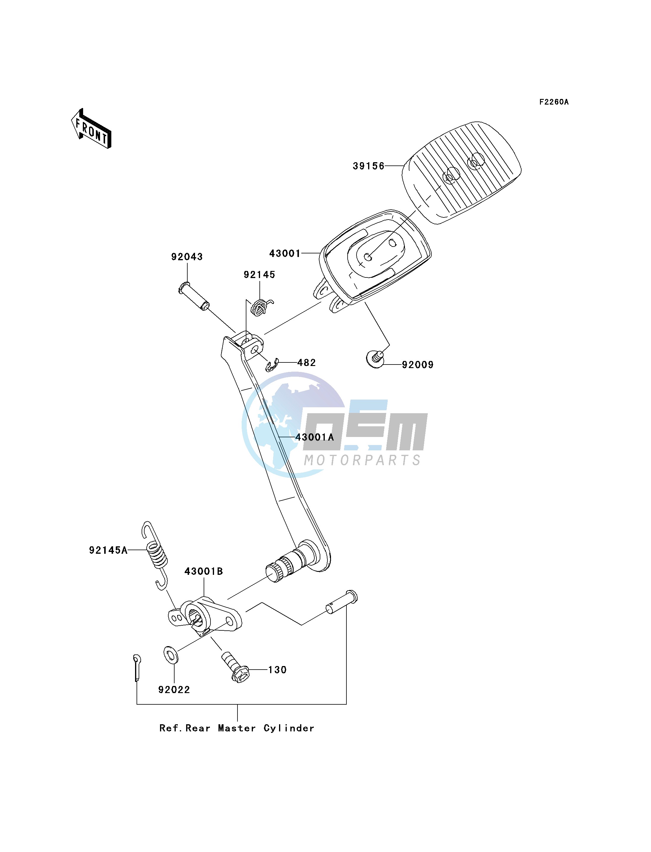 BRAKE PEDAL_TORQUE LINK-- A3- -