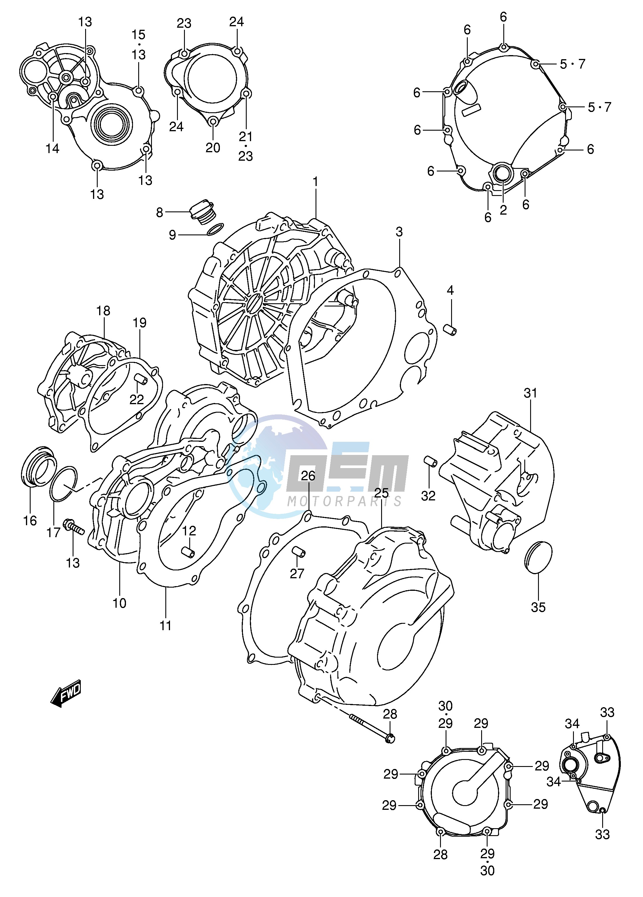 CRANKCASE COVER