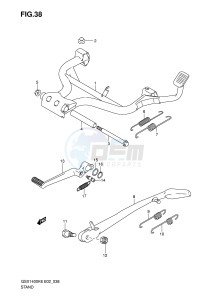 GSX1400 (E2) drawing STAND