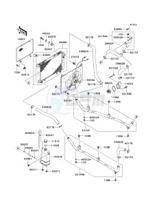 KAF 620 J [MULE 3010 TRANS 4X4] (J1) J1 drawing RADIATOR