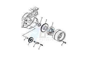 XT X 125 drawing STARTING CLUTCH