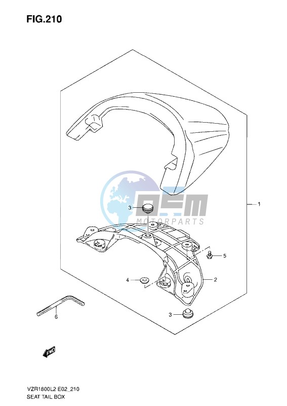 SEAT TAIL BOX L2