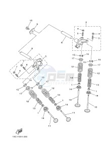 YFM300 RAPTOR 300 (1SC2 1SC3 1SC1 1SC1) drawing VALVE