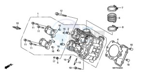 XL1000V9 Europe Direct - (ED) drawing FRONT CYLINDER HEAD