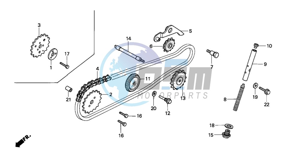 CAM CHAIN/TENSIONER