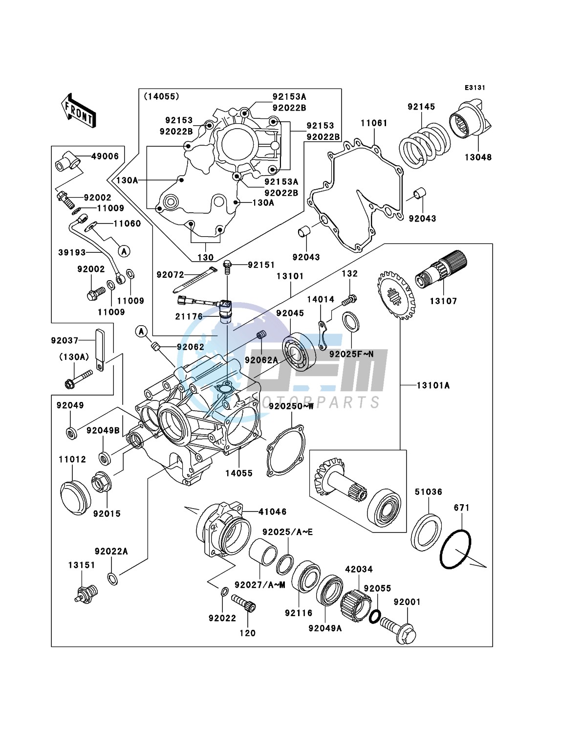 Front Bevel Gear