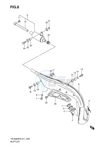 TS185ER (E71) drawing MUFFLER