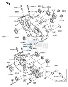 RM65 (E21) drawing CRANKCASE