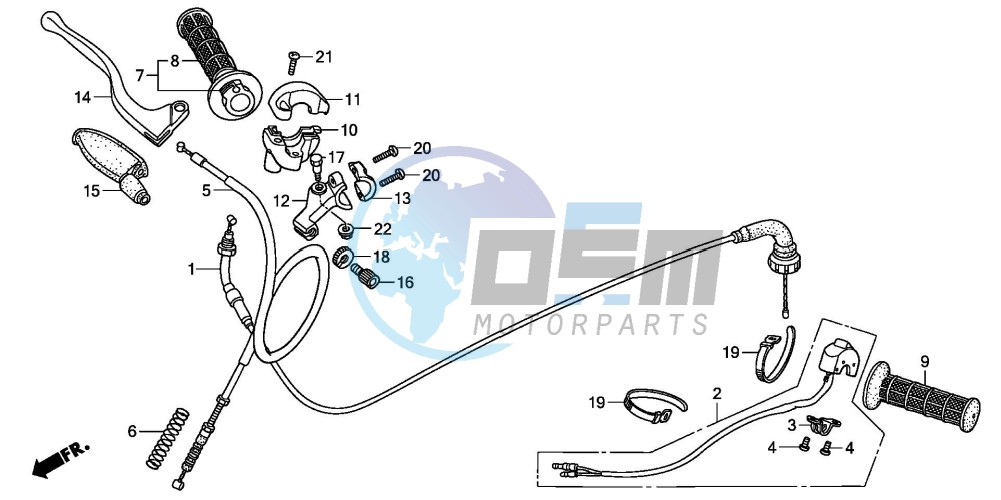 HANDLE LEVER/SWITCH/CABLE