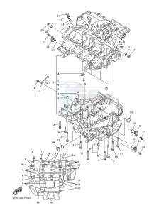 YZF-R1M 998 R2 (2KS7) drawing CRANKCASE