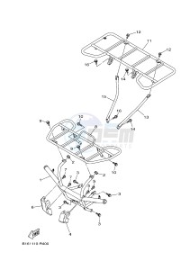 YFM700FWB YFM70KDXH KODIAK 700 (B16F) drawing GUARD