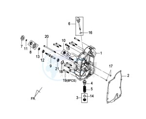 GTS 125I drawing COVER RIGHT