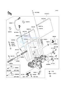 Z750S ZR750K6F FR GB XX (EU ME A(FRICA) drawing Throttle