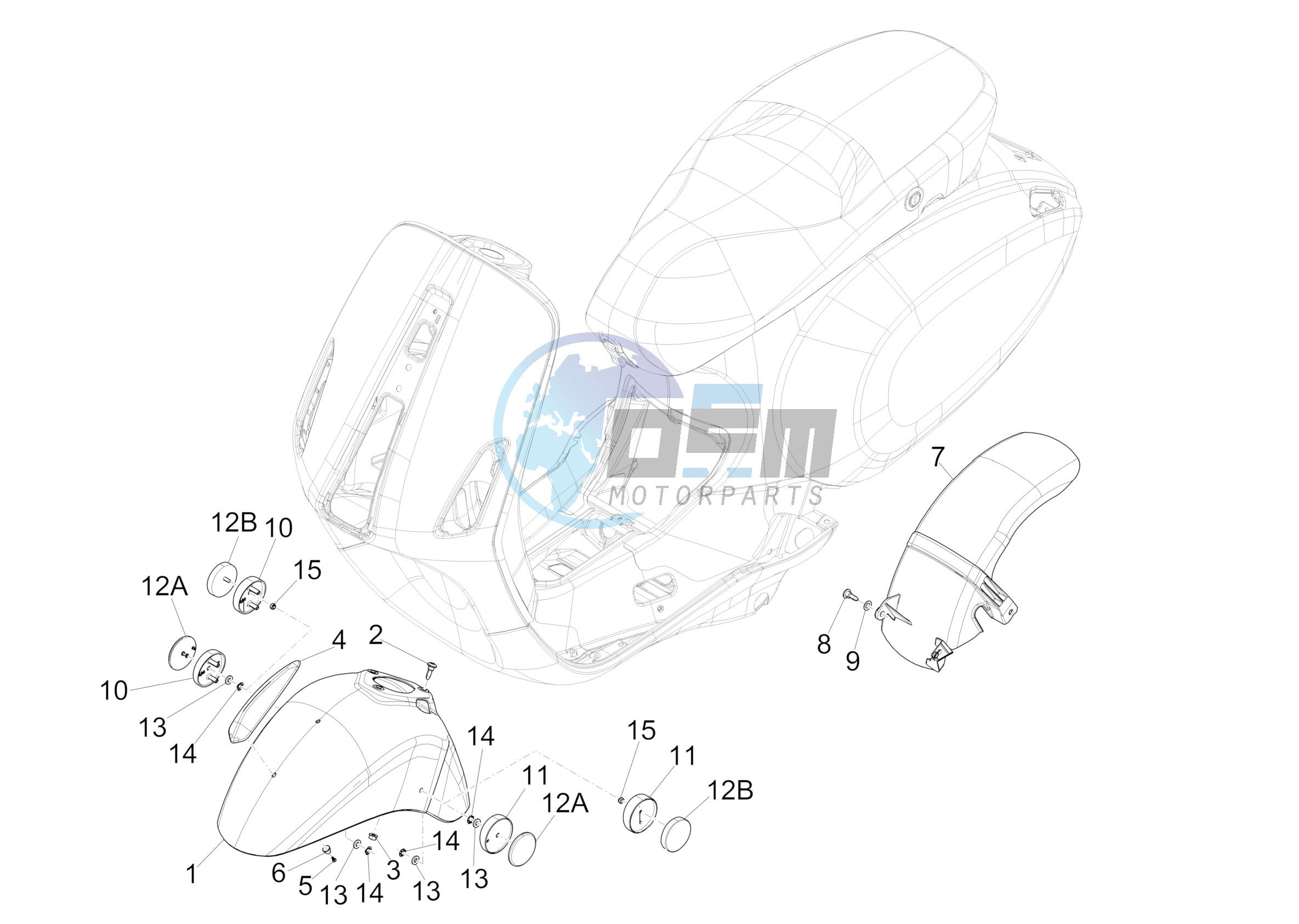 Wheel huosing - Mudguard