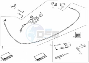 ATLANTIS BULLET - 50 cc VTHAL1AE2 Euro 2 2T AC ESP drawing Lock hardware kit (Positions)