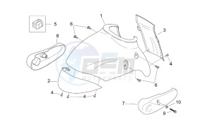 Mojito 50 Custom eng. Piaggio drawing Front body iii