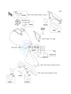 EN 500 C [VULCAN 500 LTD] (C6F-C9F) C8F drawing LABELS