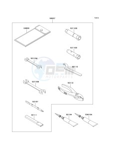 KLX 250 H [KLX250S] (H6F-H7F) H7F drawing OWNERS TOOLS