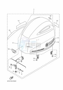 F175AETX drawing FAIRING-UPPER